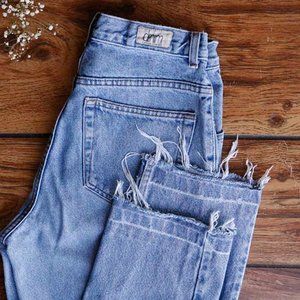 90s high rise straight leg jeans